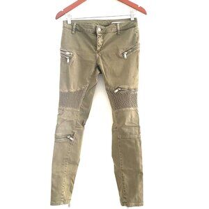 Zara Women's Olive Green Slim Fit Jeans  Size 26